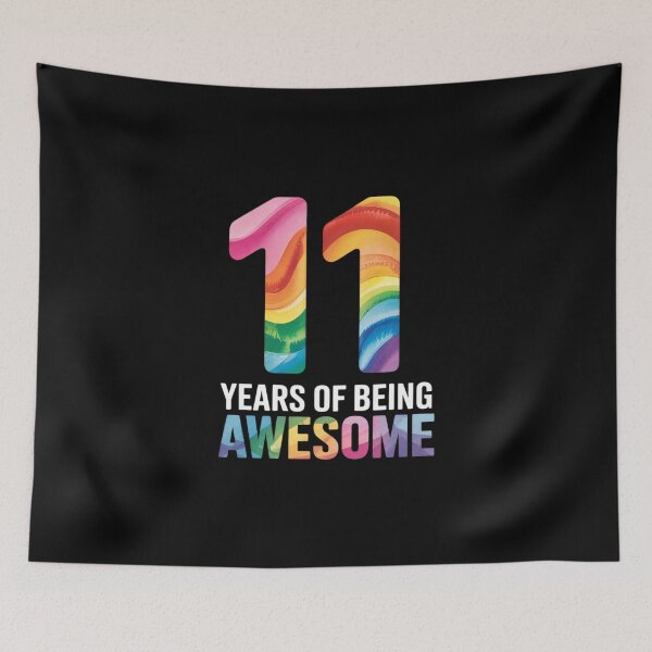 Item preview, 11 YEARS OF BEING AWESOME 11TH BIRTHDAY1  designed and sold by MathisBellanger.