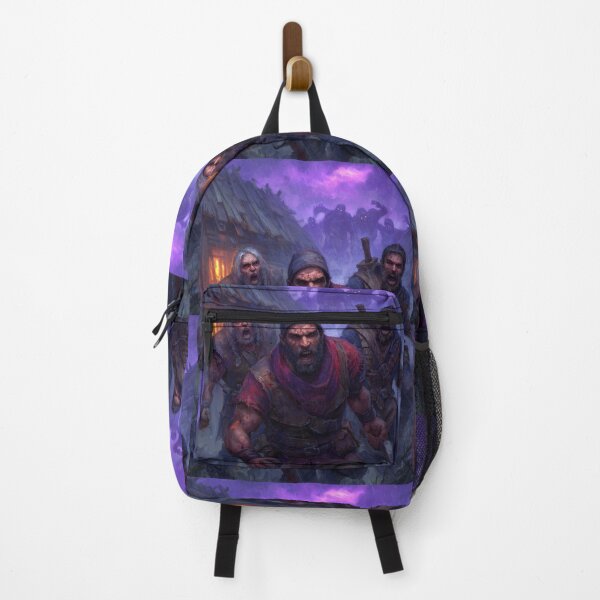 Item preview, Desperate men escape the ghouls' purple, stormy wrath. designed and sold by Piotrek0001.