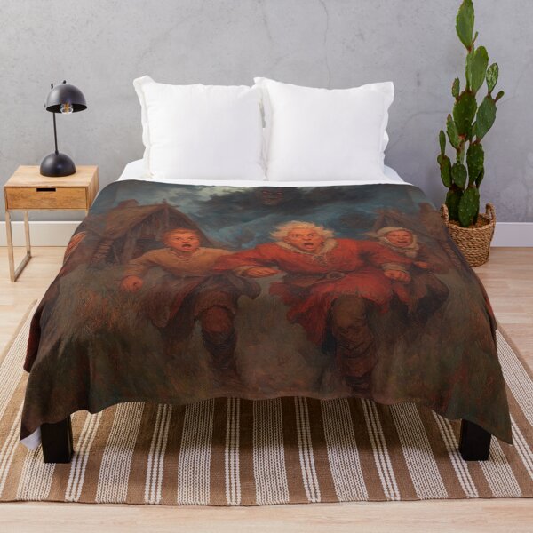 Item preview, Villagers run from the great beast of smoke. designed and sold by Piotrek0001.