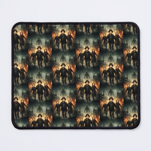 Item preview, Fleeing the burning streets and the lone phantom. designed and sold by Piotrek0001.