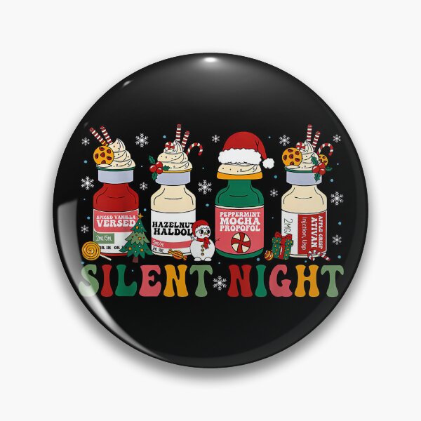 Item preview, Funny Santa Propofol Silent Night ICU Nurses Merry Christmas designed and sold by bethanyrodgers6.