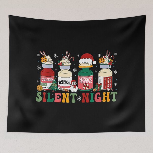 Item preview, Funny Santa Propofol Silent Night ICU Nurses Merry Christmas designed and sold by bethanyrodgers6.