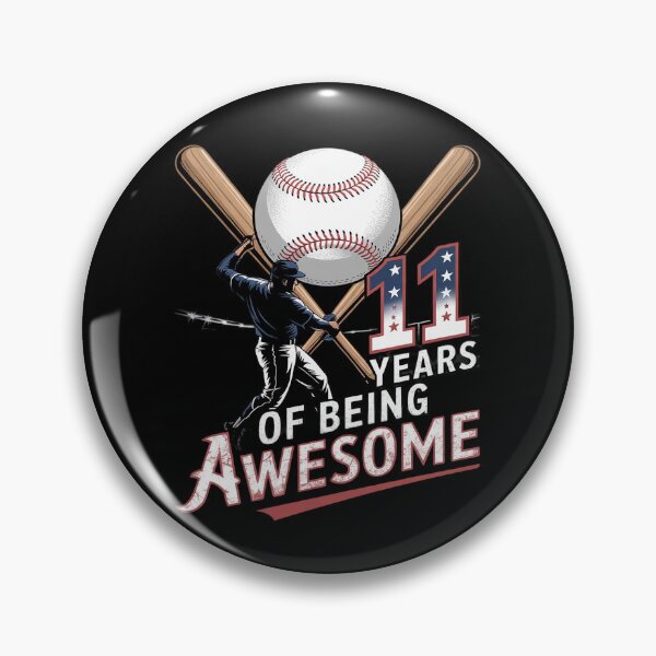 Item preview, 11 YEARS OF BEING AWESOME BASEBALL 11TH BIRTHDAY  designed and sold by MathisBellanger.