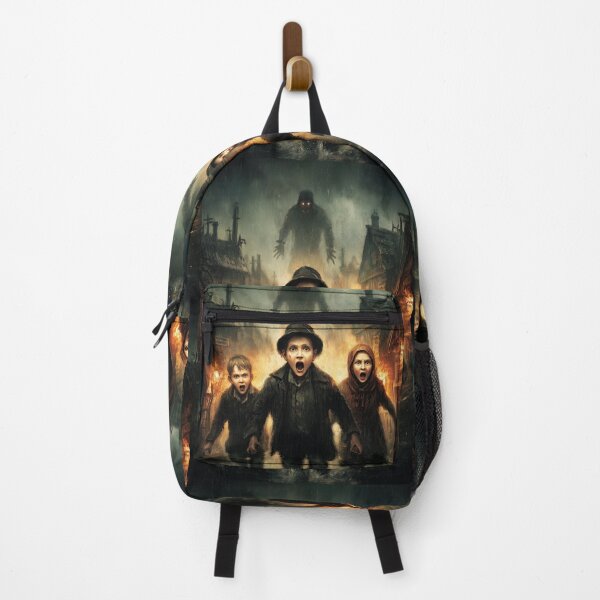 Item preview, Fleeing the burning streets and the lone phantom. designed and sold by Piotrek0001.