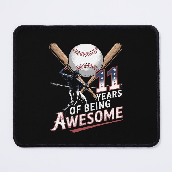 Item preview, 11 YEARS OF BEING AWESOME BASEBALL 11TH BIRTHDAY designed and sold by MathisBellanger.