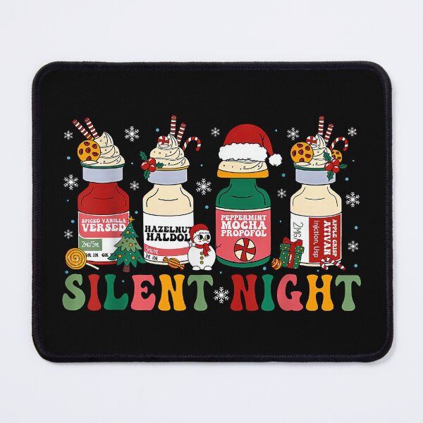 Item preview, Funny Santa Propofol Silent Night ICU Nurses Merry Christmas designed and sold by bethanyrodgers6.