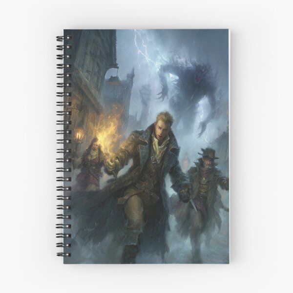 Item preview, Wielding fire against the storm's summoned shadow beast. designed and sold by Piotrek0001.