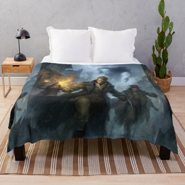 Item preview, Wielding fire against the storm's summoned shadow beast. designed and sold by Piotrek0001.