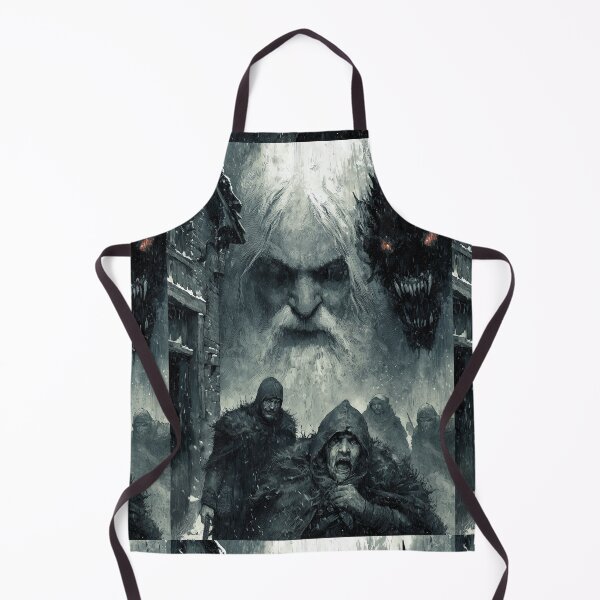 Item preview, The winter spirits watch the desperate hooded men. designed and sold by Piotrek0001.