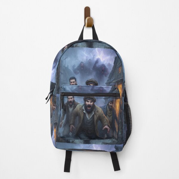 Item preview, Three workers flee the ghouls of the port. designed and sold by Piotrek0001.