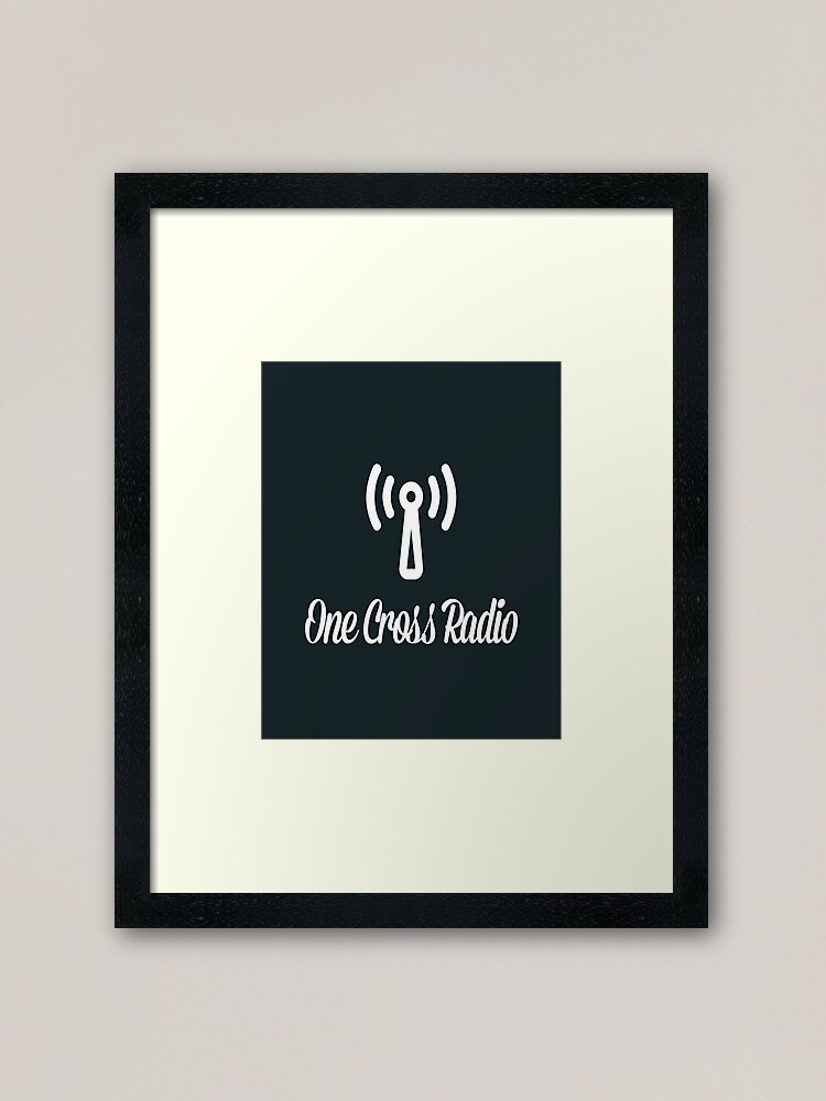 Alternate view of OCR Black Framed Art Print