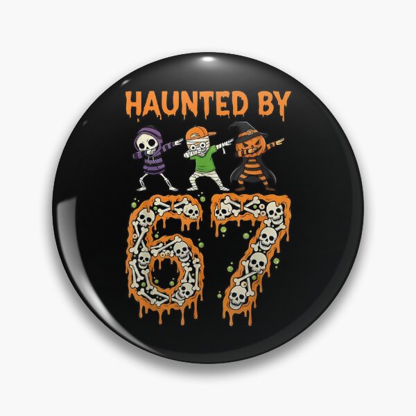 Item preview, Haunted by 6-7 Halloween Skeleton Dabbing Meme designed and sold by Lukechapma.