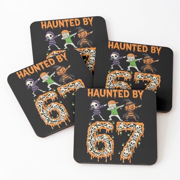 Item preview, Haunted by 6-7 Halloween Skeleton Dabbing Meme designed and sold by Lukechapma.