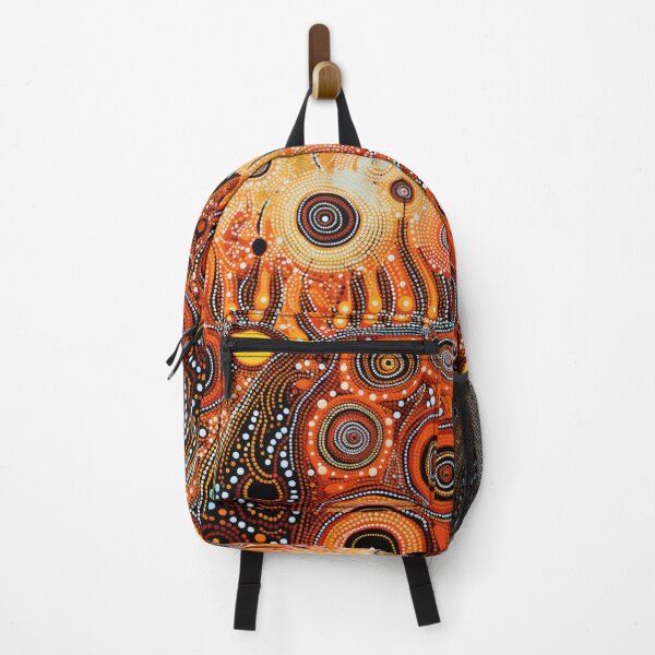 Item preview, Aboriginal Inspired Dot Art - The Serenity Of Lava And Fire designed and sold by GrinGalore.