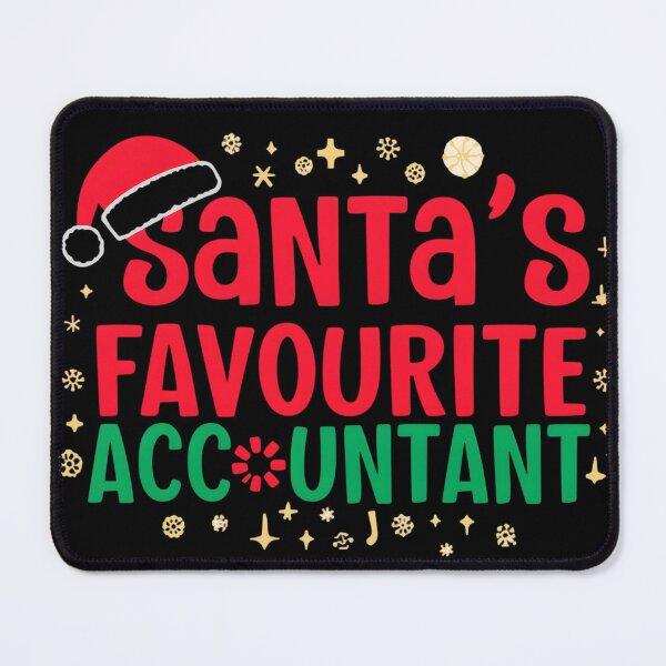 Item preview, Santa’s Favourite Accountant – Funny Christmas Accounting Design designed and sold by Graphic Therapist.