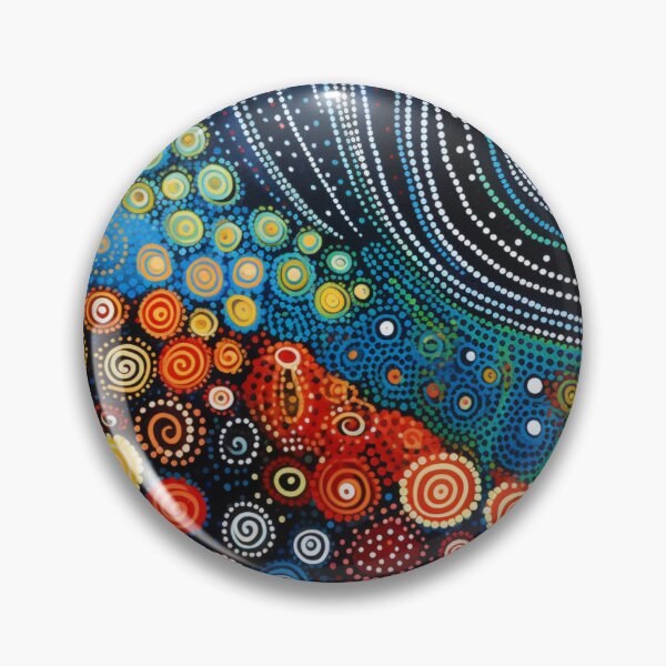 Item preview, Aboriginal Inspired Dot Art - The Tranquility of Photosynthesis designed and sold by GrinGalore.