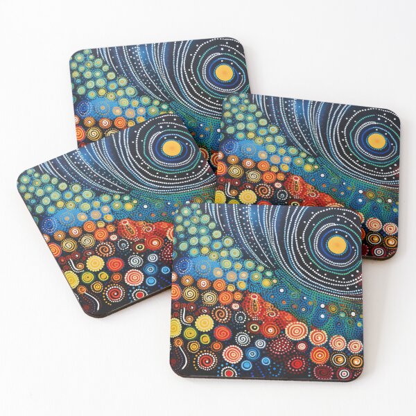 Item preview, Aboriginal Inspired Dot Art - The Tranquility of Photosynthesis designed and sold by GrinGalore.