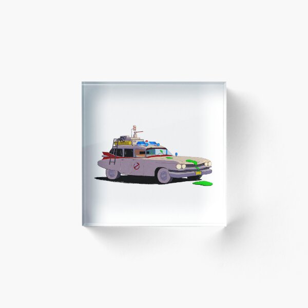 Item preview, Ghostbusters Ecto-1 – Cartoon Illustration of the Iconic Movie Car designed and sold by The A-Press.