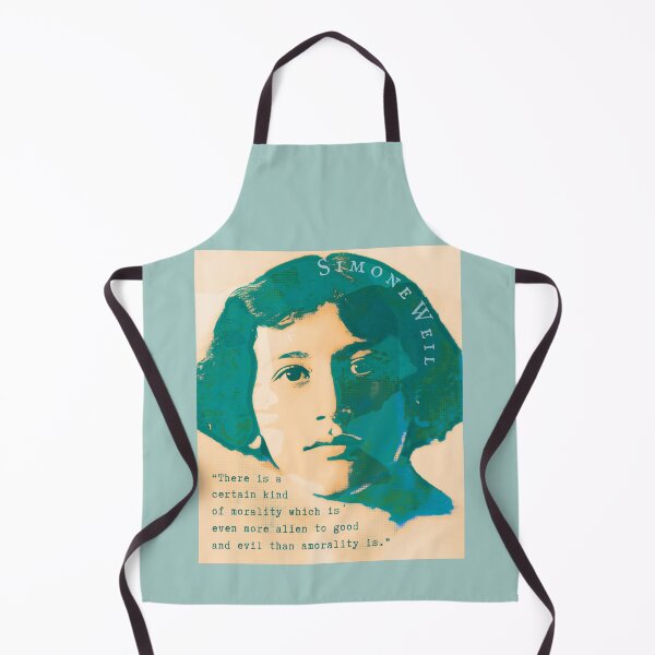 Item preview, Simone Weil quote:  There is a certain kind of morality which is even more alien to good and evil than amorality is. designed and sold by artbleed.