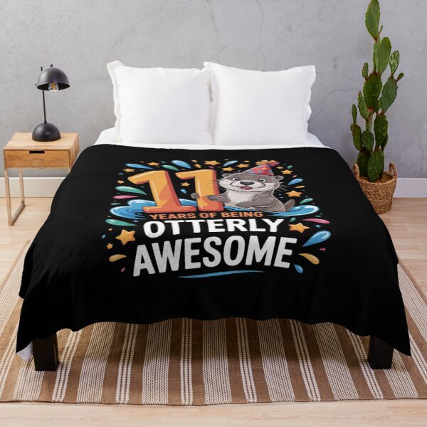 Item preview, 11 Years Of Being Otterly Awesome 11th Birthday Otter Themed  designed and sold by MathisBellanger.