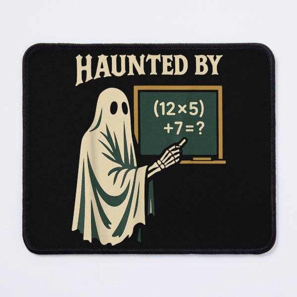 Item preview, Haunted by 6-7 Halloween 67 Math Teacher Ghost designed and sold by Lukechapma.