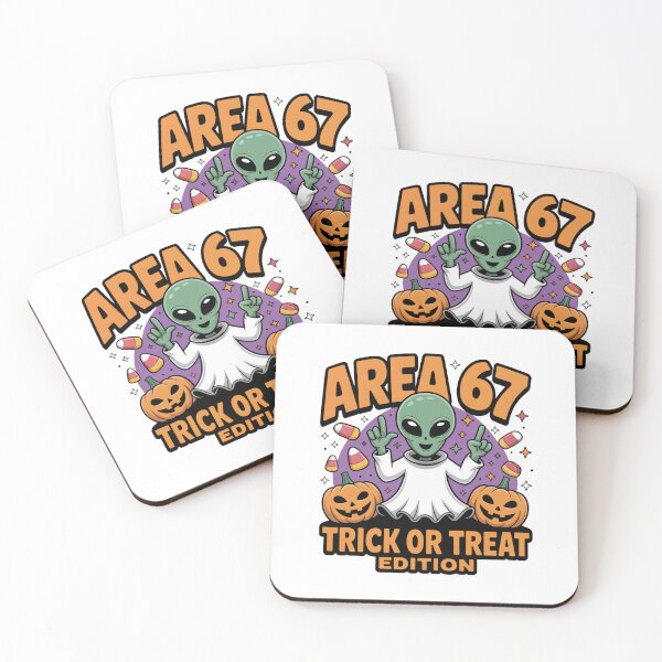 Item preview, Area 67 Alien Halloween Trick or Treat designed and sold by smilesupplyco..