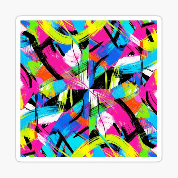 Item preview, Neon Chaos designed and sold by Kaleidoscope Print.