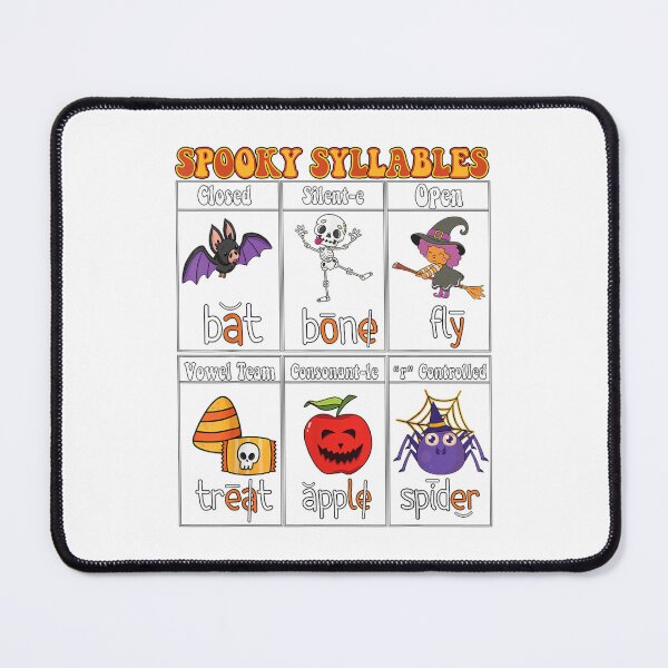 Item preview, Spooky Syllables Teacher Funny Halloween Educational designed and sold by Lukechapma.