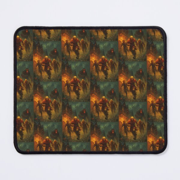 Item preview, The last villagers flee the ember-eyed monster's rage. designed and sold by Piotrek0001.