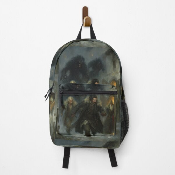 Item preview, Fleeing the cursed winter village of the werewolves. designed and sold by Piotrek0001.
