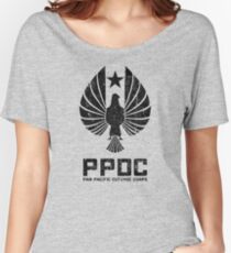 Pan Pacific Defense Corps Sigil (Black Variant) Women's Relaxed Fit T-Shirt