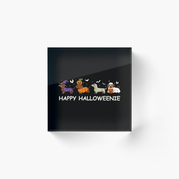 Item preview, Perro salchicha salchicha feliz Halloween lindo Halloween designed and sold by Lukechapma.
