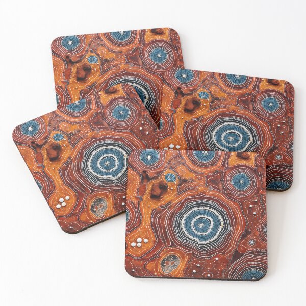 Item preview, Aboriginal Inspired Dot Art - The Beauty of the National Park designed and sold by GrinGalore.