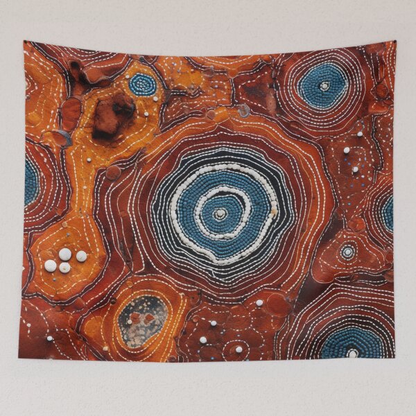 Item preview, Aboriginal Inspired Dot Art - The Beauty of the National Park designed and sold by GrinGalore.