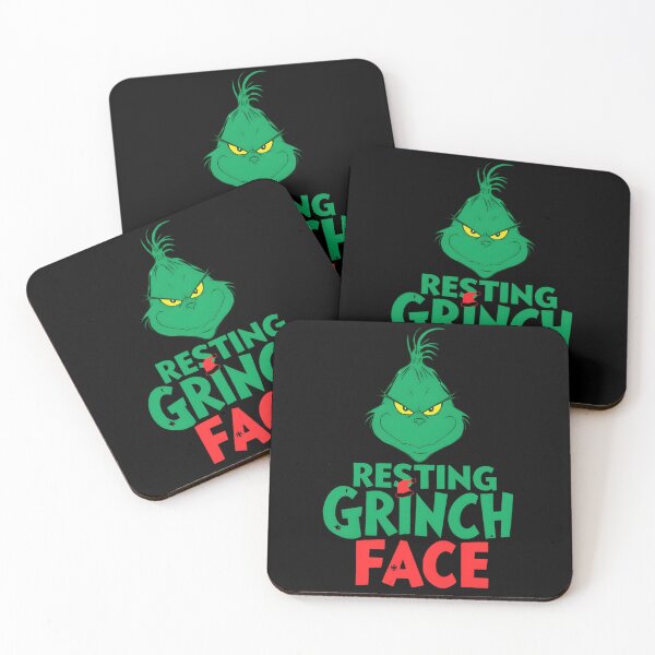 Item preview, Resting Grinch Face – Funny Christmas Grinch Expression Design designed and sold by Graphic Therapist.