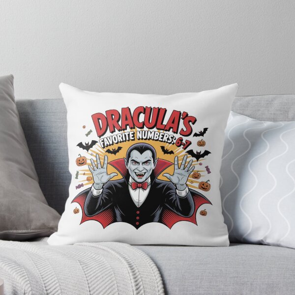 Item preview, Dracula Favorite Numbers Halloween Fun Art designed and sold by smilesupplyco..