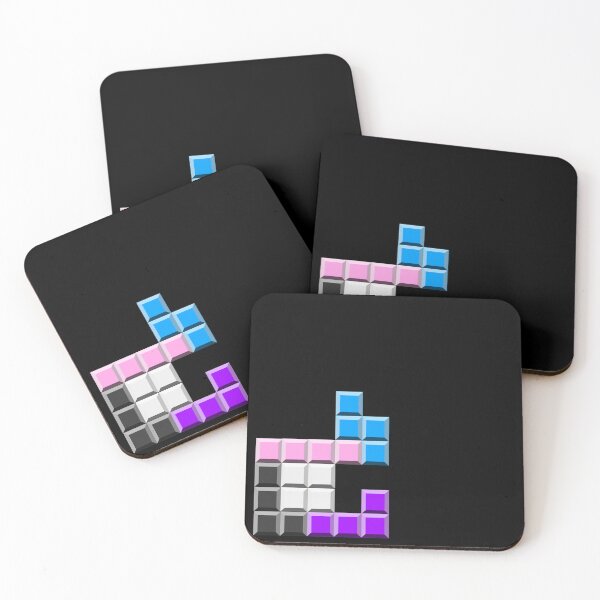 Item preview, Genderfluid Pride Tetris Stack designed and sold by BamboozledGoose.
