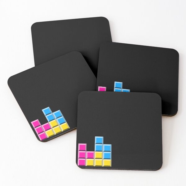 Item preview, Pansexual Pride Tetris Stack designed and sold by BamboozledGoose.