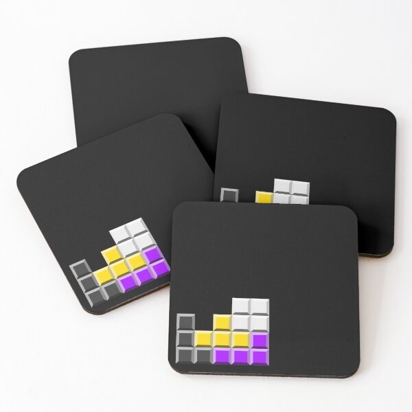 Item preview, Non-binary Pride Tetris Stack designed and sold by BamboozledGoose.