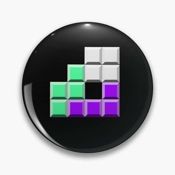 Item preview, Genderqueer Pride Tetris Stack designed and sold by BamboozledGoose.