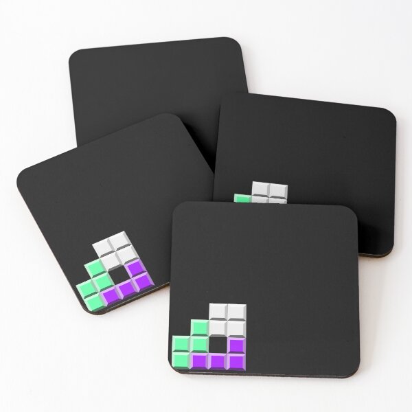 Item preview, Genderqueer Pride Tetris Stack designed and sold by BamboozledGoose.