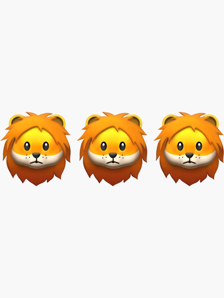 "England Three Lions Emoji" Sticker by Sophieswallows Redbubble