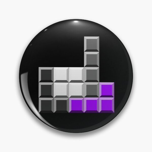 Item preview, Asexual Pride Tetris Stack designed and sold by BamboozledGoose.