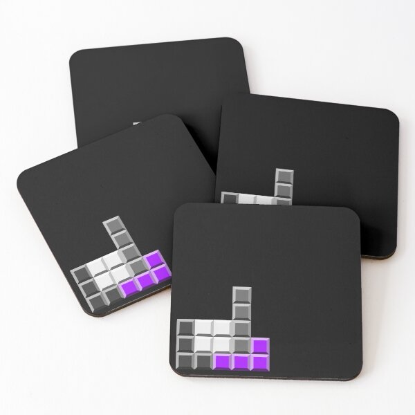 Item preview, Asexual Pride Tetris Stack designed and sold by BamboozledGoose.