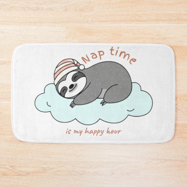 Item preview, Cute Cozy Aesthetic Sleepy sloth designed and sold by bindusingla.