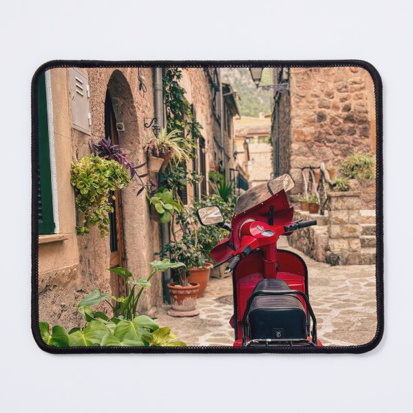 Item preview,  Mallorca Valldemossa – Red Vespa mountain village designed and sold by Brinax.
