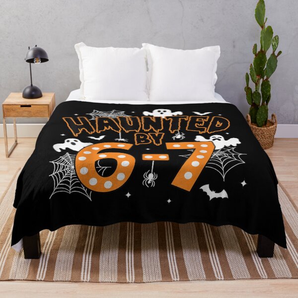 Item preview, 67 Meme Halloween Haunted- Funny Ghost and Pumpkin Halloween designed and sold by Lukechapma.