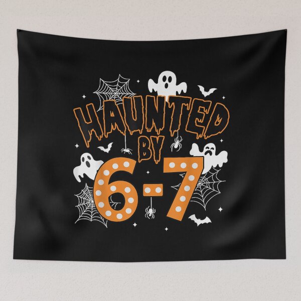 Item preview, 67 Meme Halloween Haunted- Funny Ghost and Pumpkin Halloween designed and sold by Lukechapma.