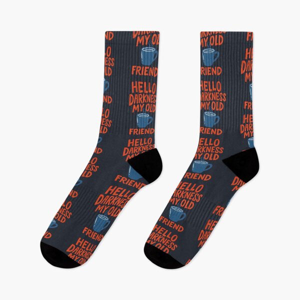 Item preview, Coffee Lover Hello Darkness My Old Friend  designed and sold by HowToCanadian.
