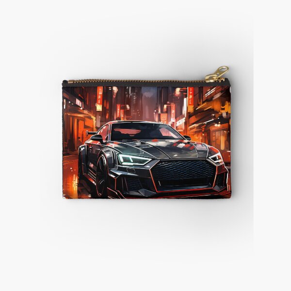 Item preview, Sports Car Displayed Amid Urban Reflections And Lights designed and sold by RevUpDesign.
